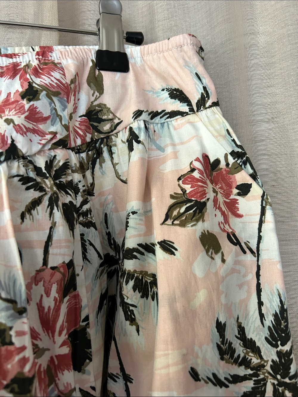 NWT torrid poplin tropical skirt, 16